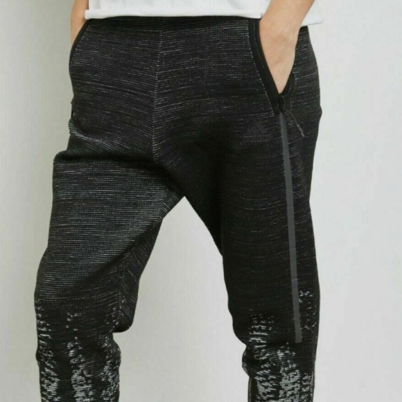 $198 NWT Adidas MENS ‘ZNE Pulse Knit’ Pants Jogger Bottoms - Size M - Picture 8 of 15